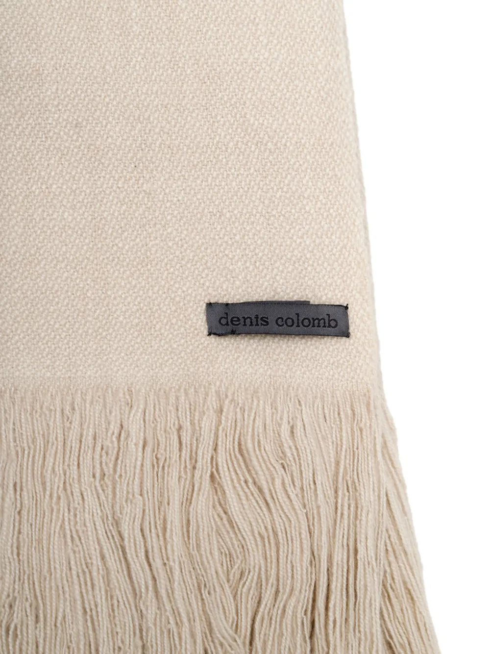 Denis Colomb Sjaal met franje - Beige