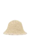 GCDS woven bucket hat - Neutrals