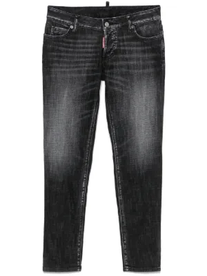 DSQUARED2 Jennifer Cropped Skinny Jeans | Grey | FARFETCH BH