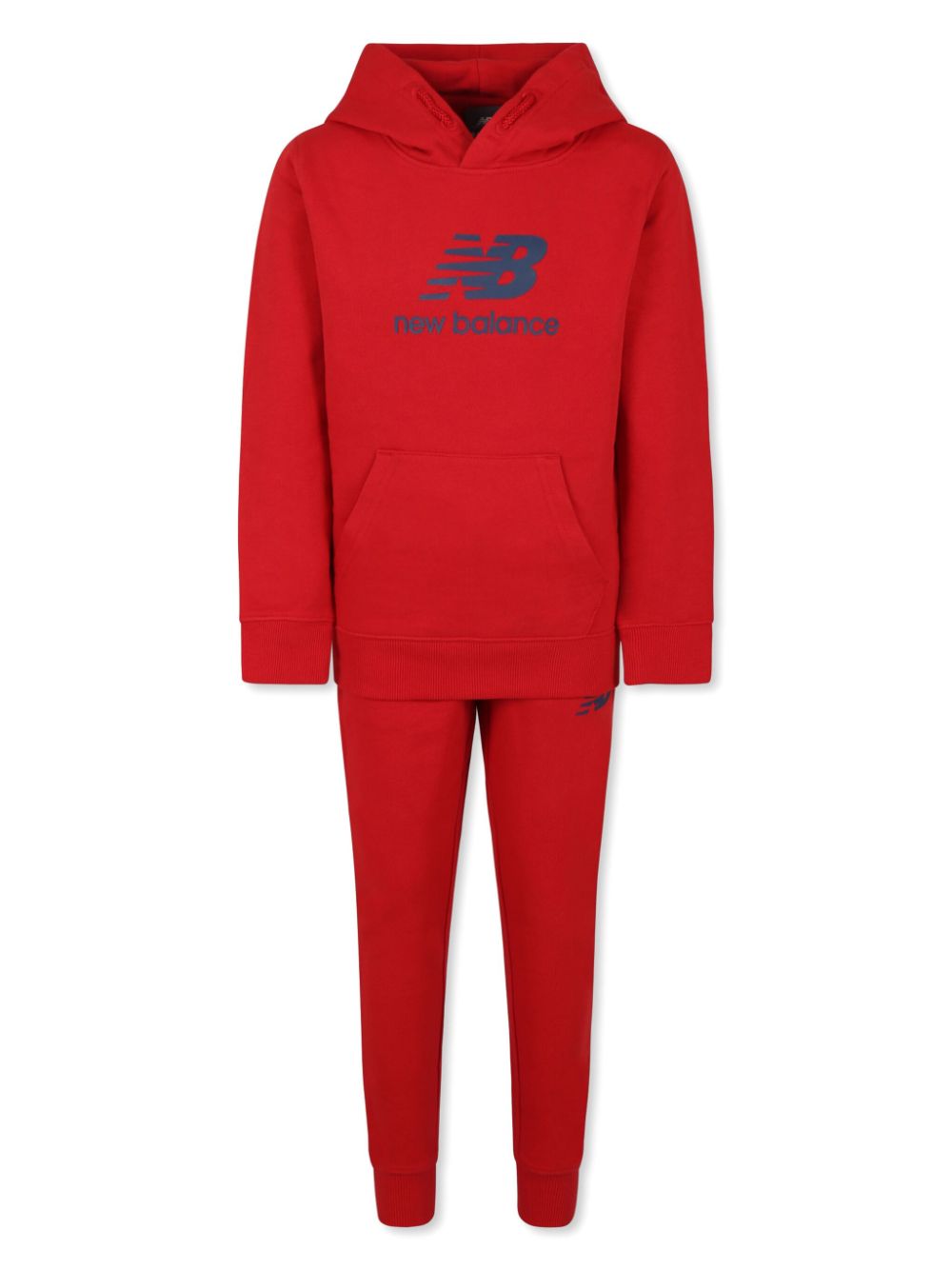 New Balance Kids logo-print tracksuit - Red