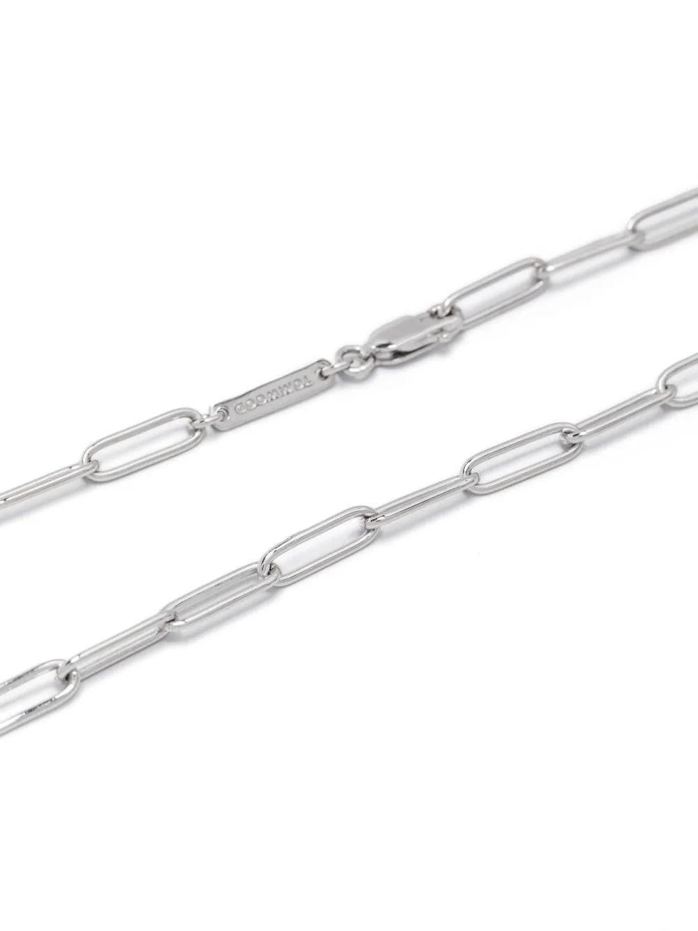 Tom Wood Large Box Chain Necklace | Silver | FARFETCH CY