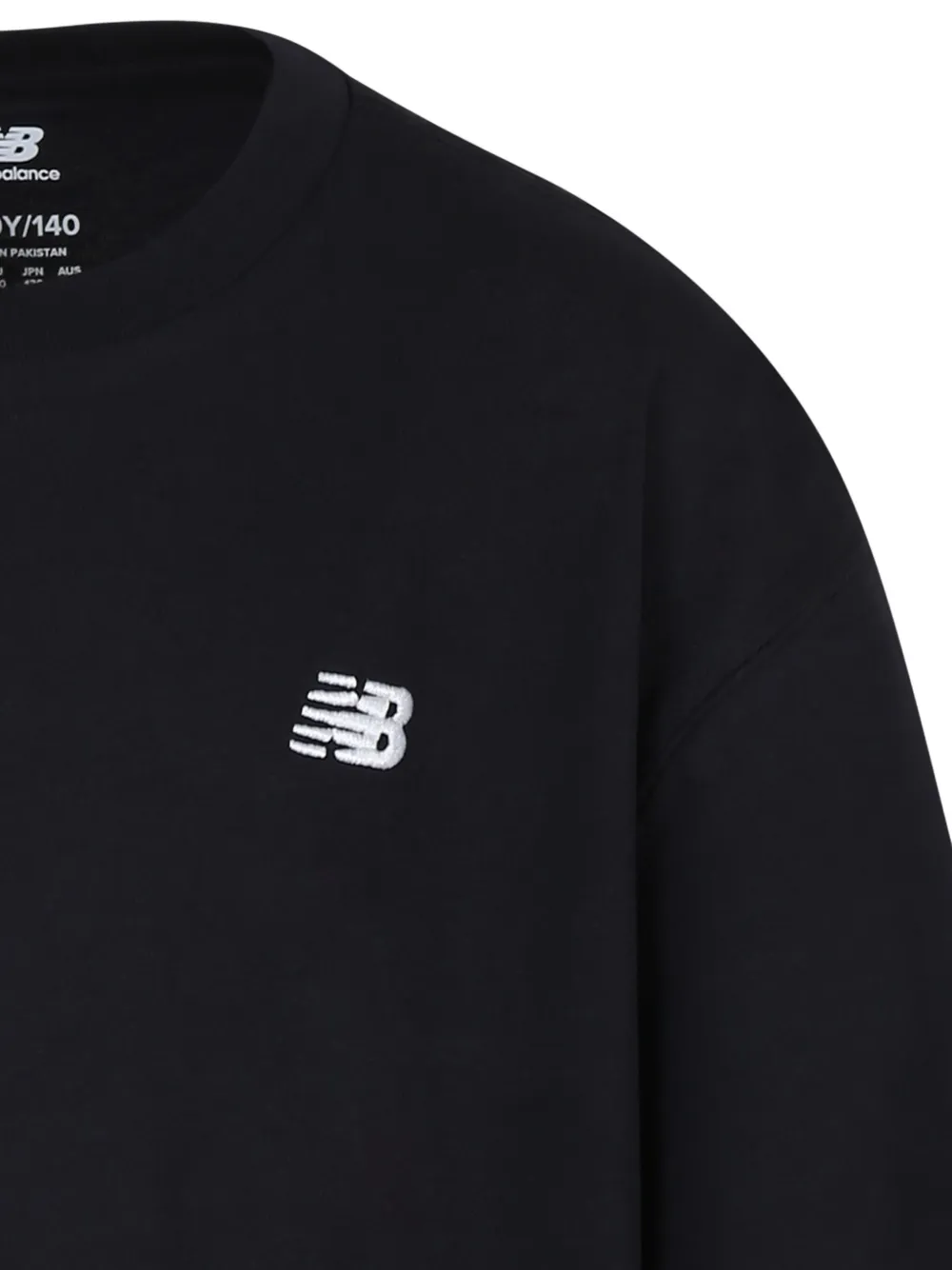 New Balance Kids T-shirt met logoprint Zwart