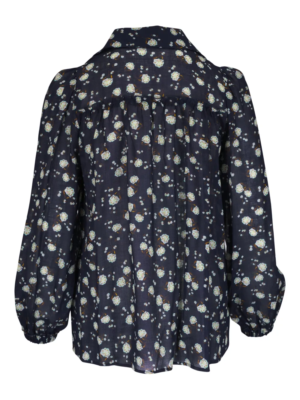 Dorothee Schumacher floral-print gauze blouse - Blauw