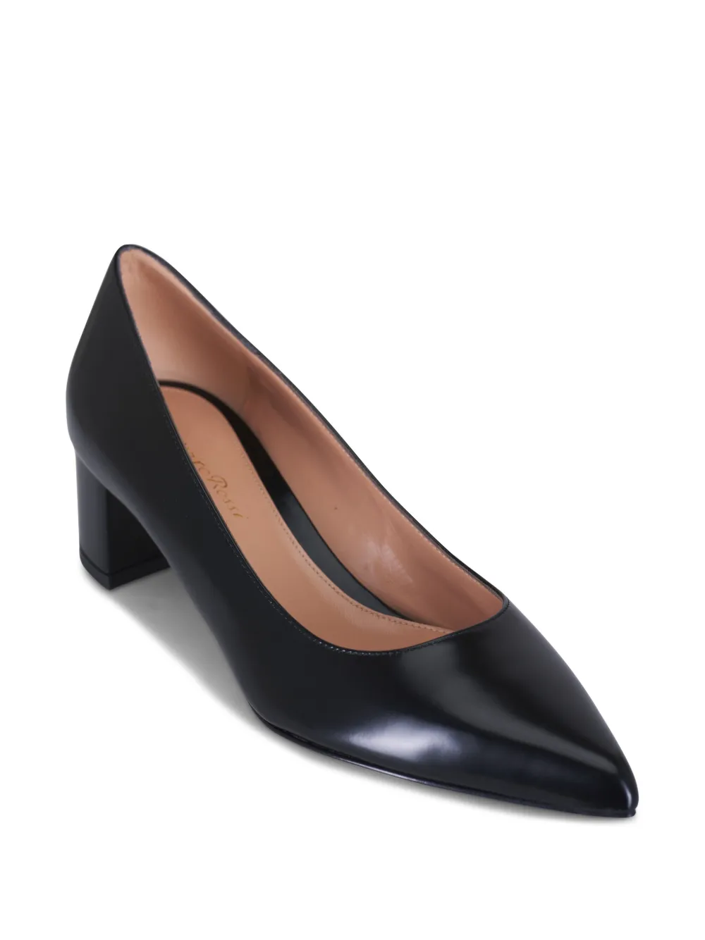 Gianvito Rossi 45 mm leren pumps - Zwart