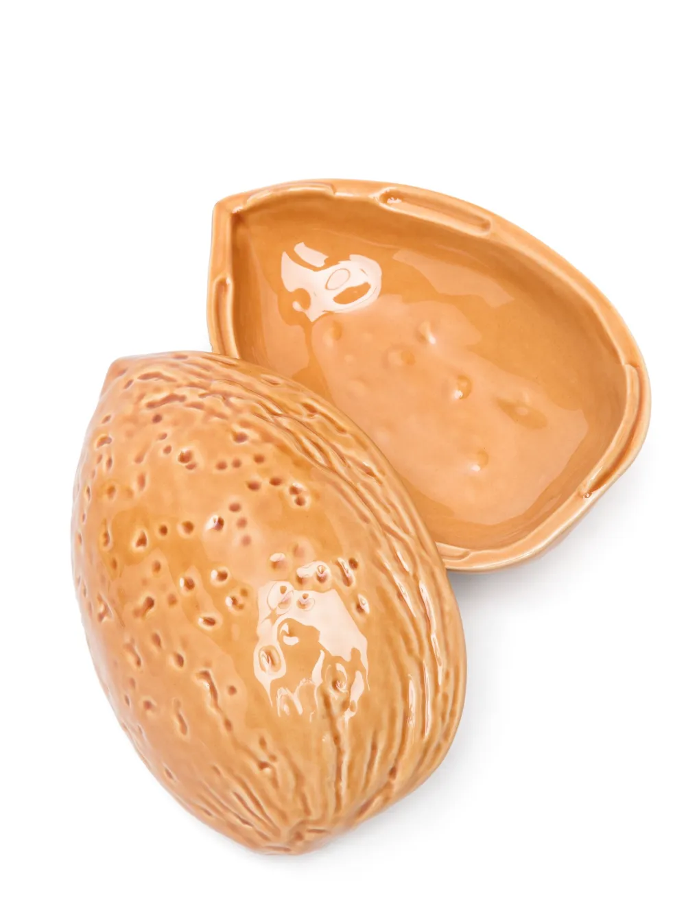 Bordallo Pinheiro Almond Trinket Box (18cm X 12.5cm) In Neutrals