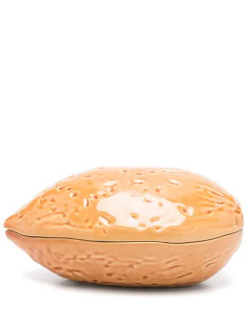 Bordallo Pinheiro Almond trinket box (18cm x 12.5cm)