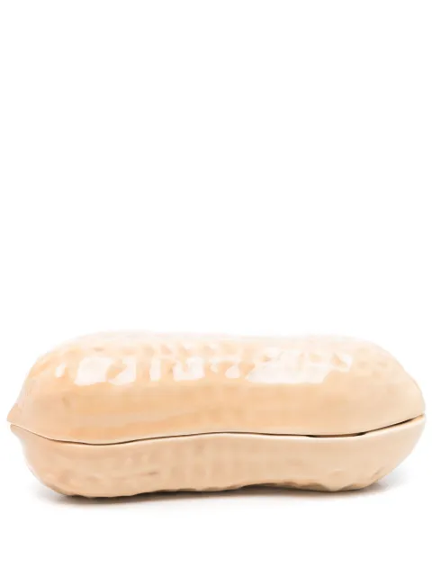 Bordallo Pinheiro Peanut trinket box (23cm x 9cm)