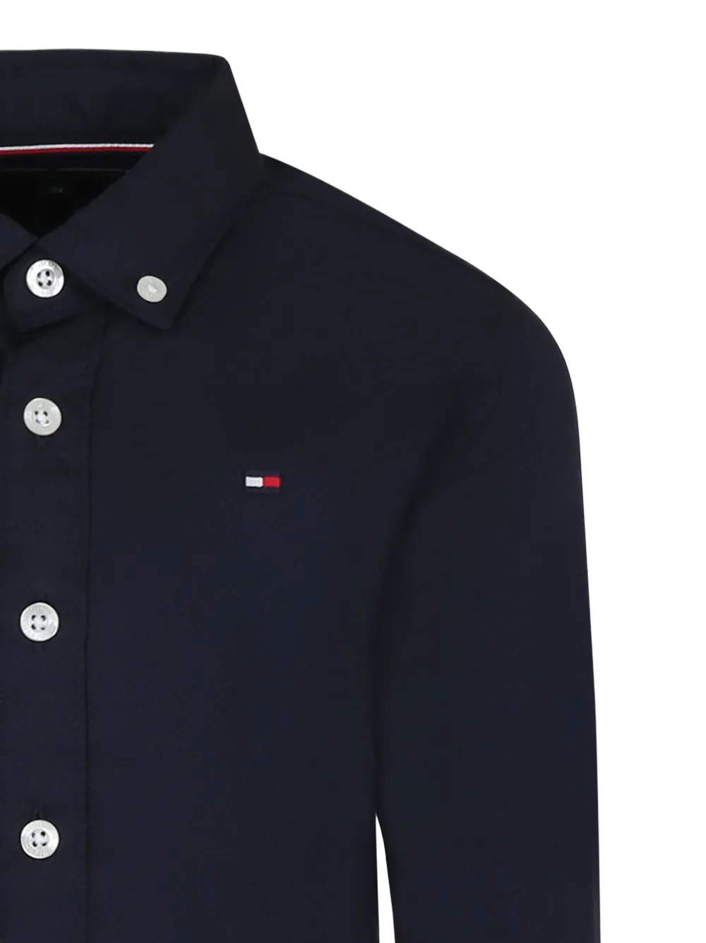 Tommy Hilfiger Junior Shirt met logopatch Blauw