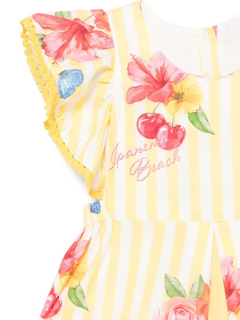 LAPIN HOUSE STRIPED PLAYSUIT 