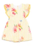 Lapin House striped playsuit - Yellow
