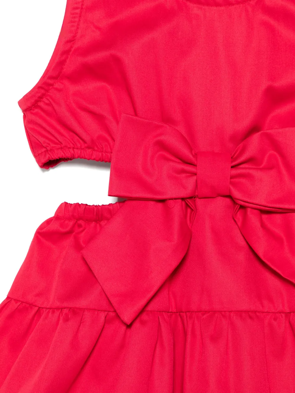 Lapin House Jurk met strikdetail Rood