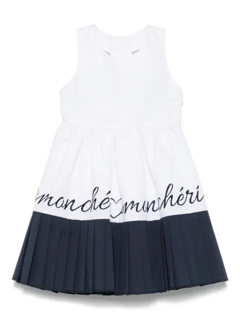 Lapin House slogan-embroidered dress