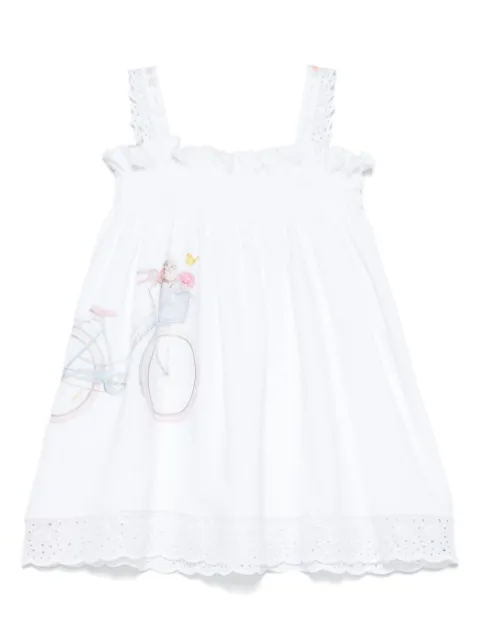 Lapin House bicycle-print dress
