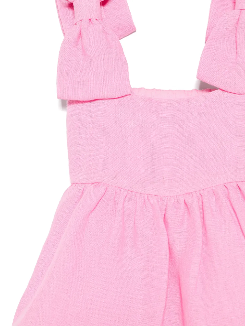Lapin House Jurk met strikdetail Roze