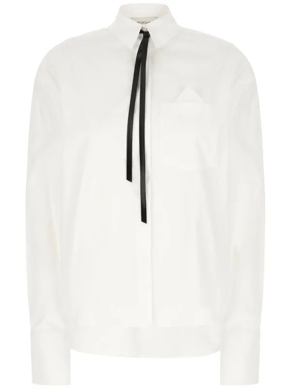 SPORTMAX ホワイトシャツ ベルト付き