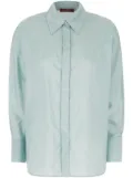 Max Mara classic-collar shirt - Blue