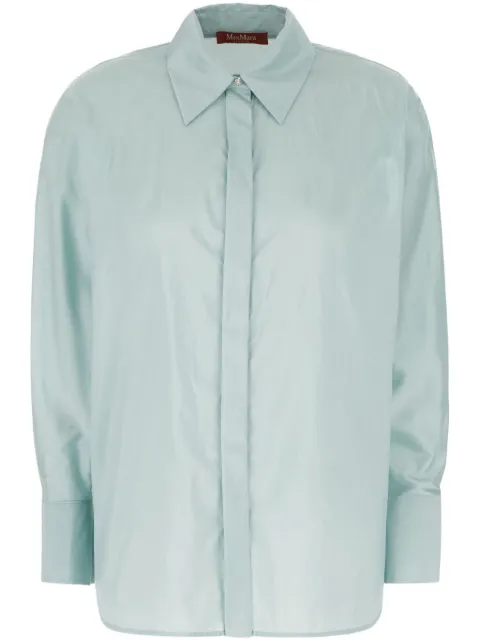 Max Mara camisa con cuello