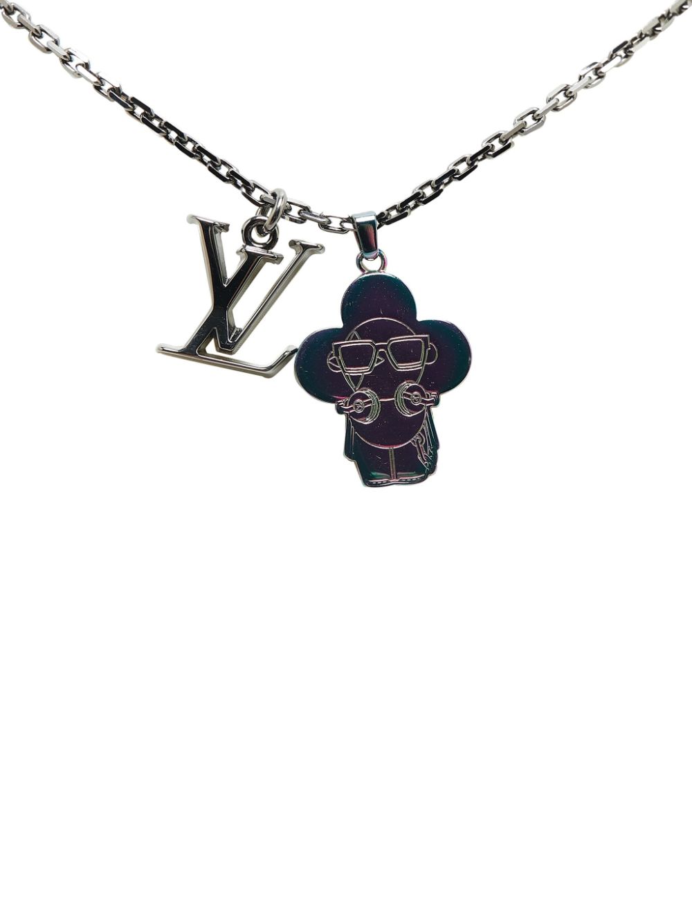 Image 1 of Louis Vuitton Pre-Owned 2020 Ruthenium DJ Vivienne Pendant costume necklace