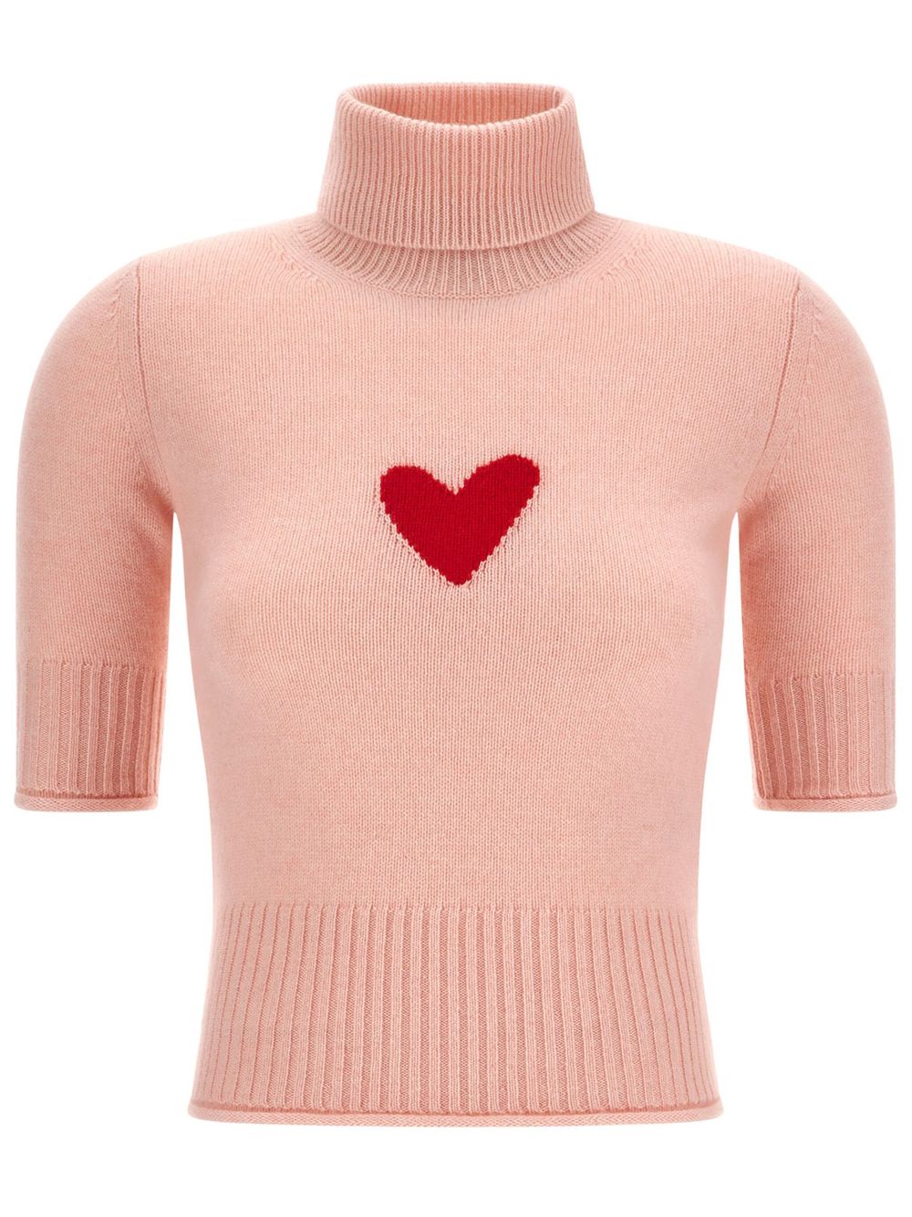 Sportmax heart-motif top - Pink