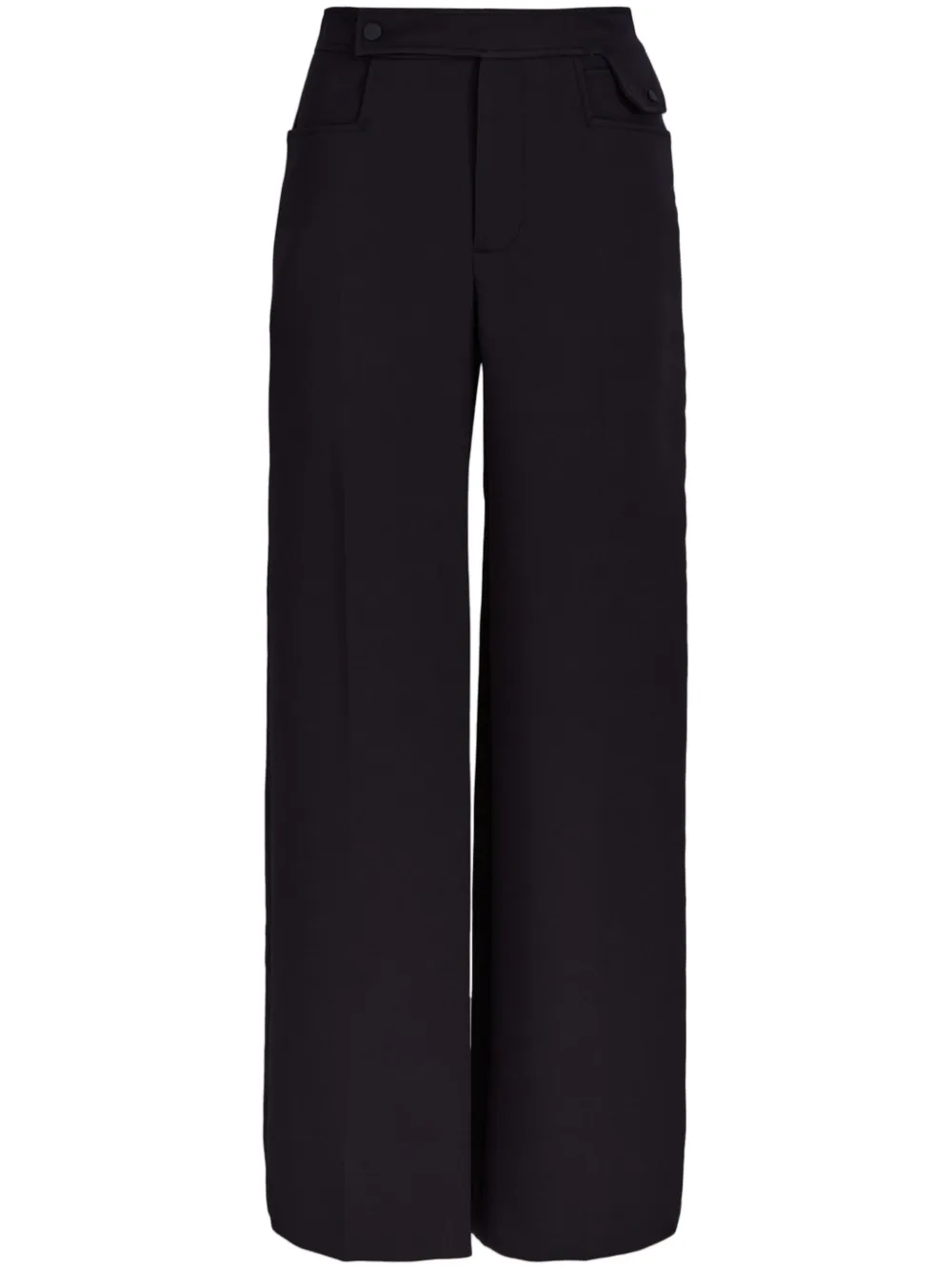 straight-leg trousers