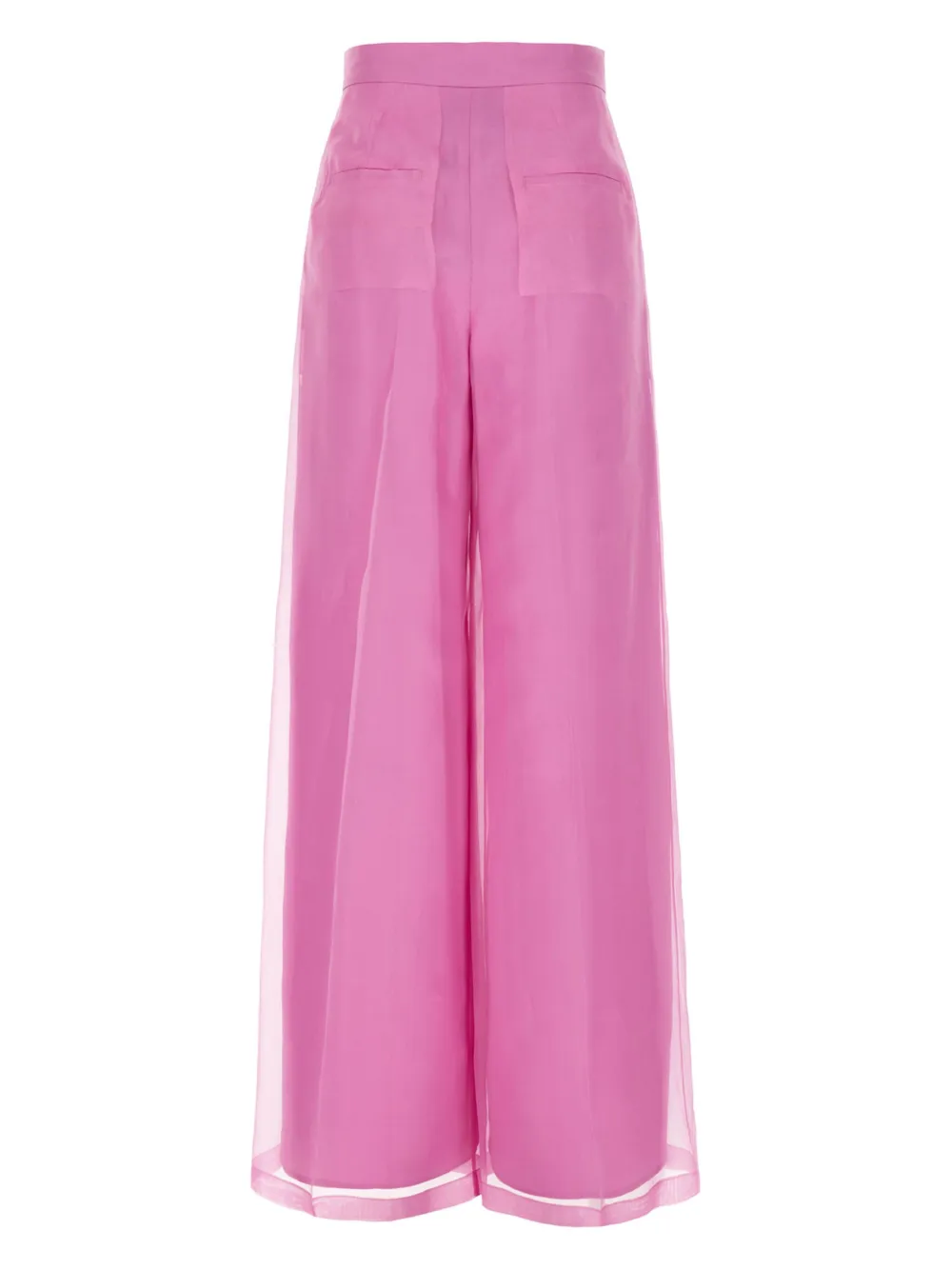 Max Mara Broek met wijde pijpen Roze