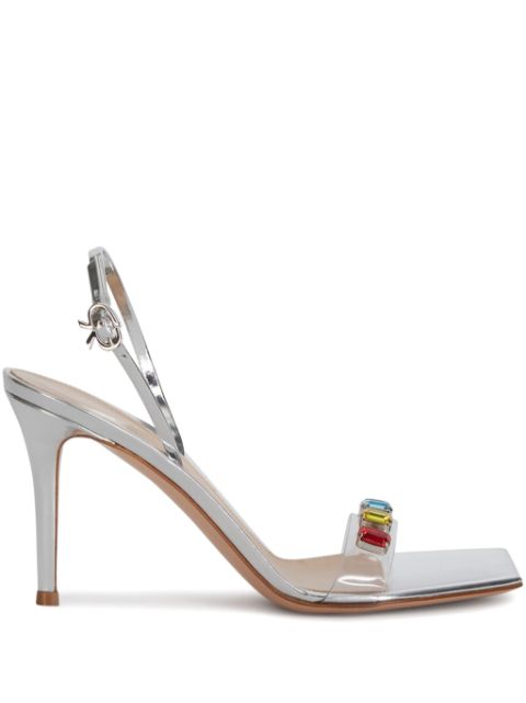 Gianvito Rossi 105mm crystal-embellished sandals Women