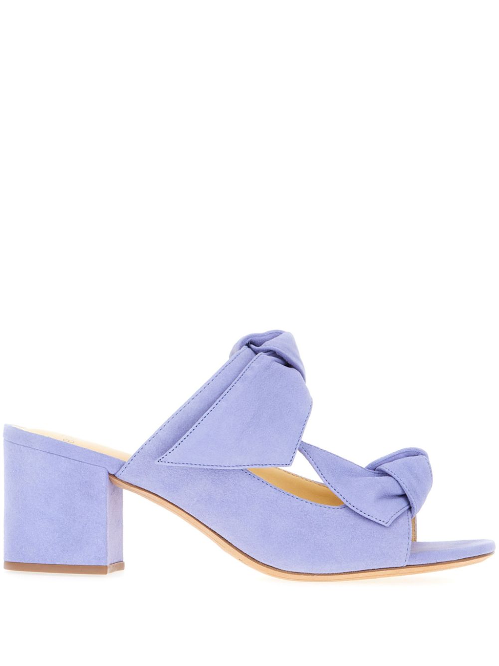 Alexandre Birman 70mm suede mules - Purple