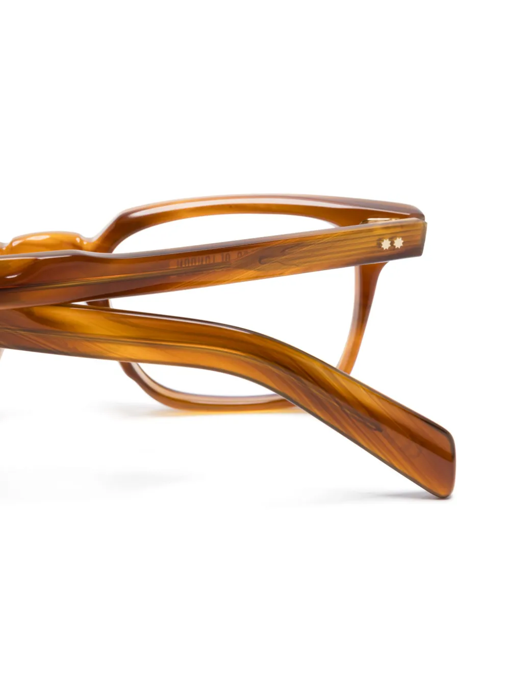 Cutler & Gross Bril met vierkant montuur Bruin