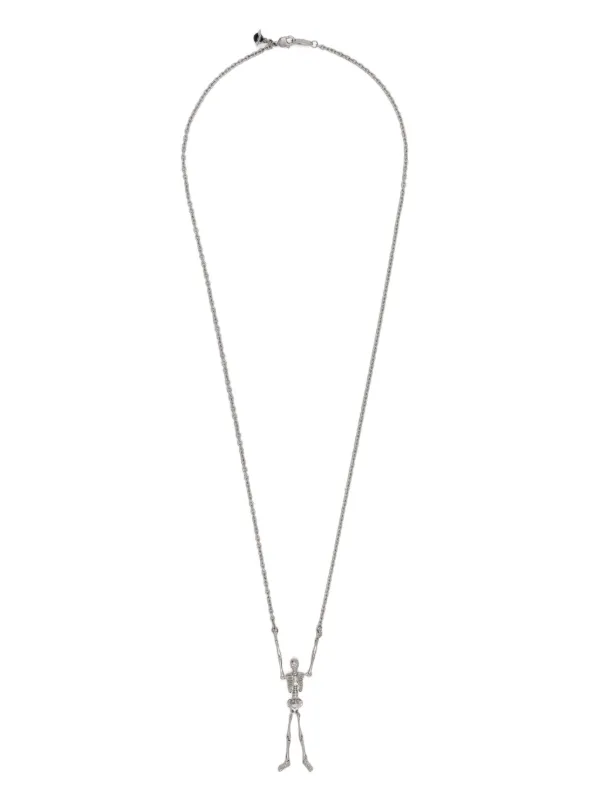 Vivienne Westwood skeleton-pendant Necklace | Silver | FARFETCH GE