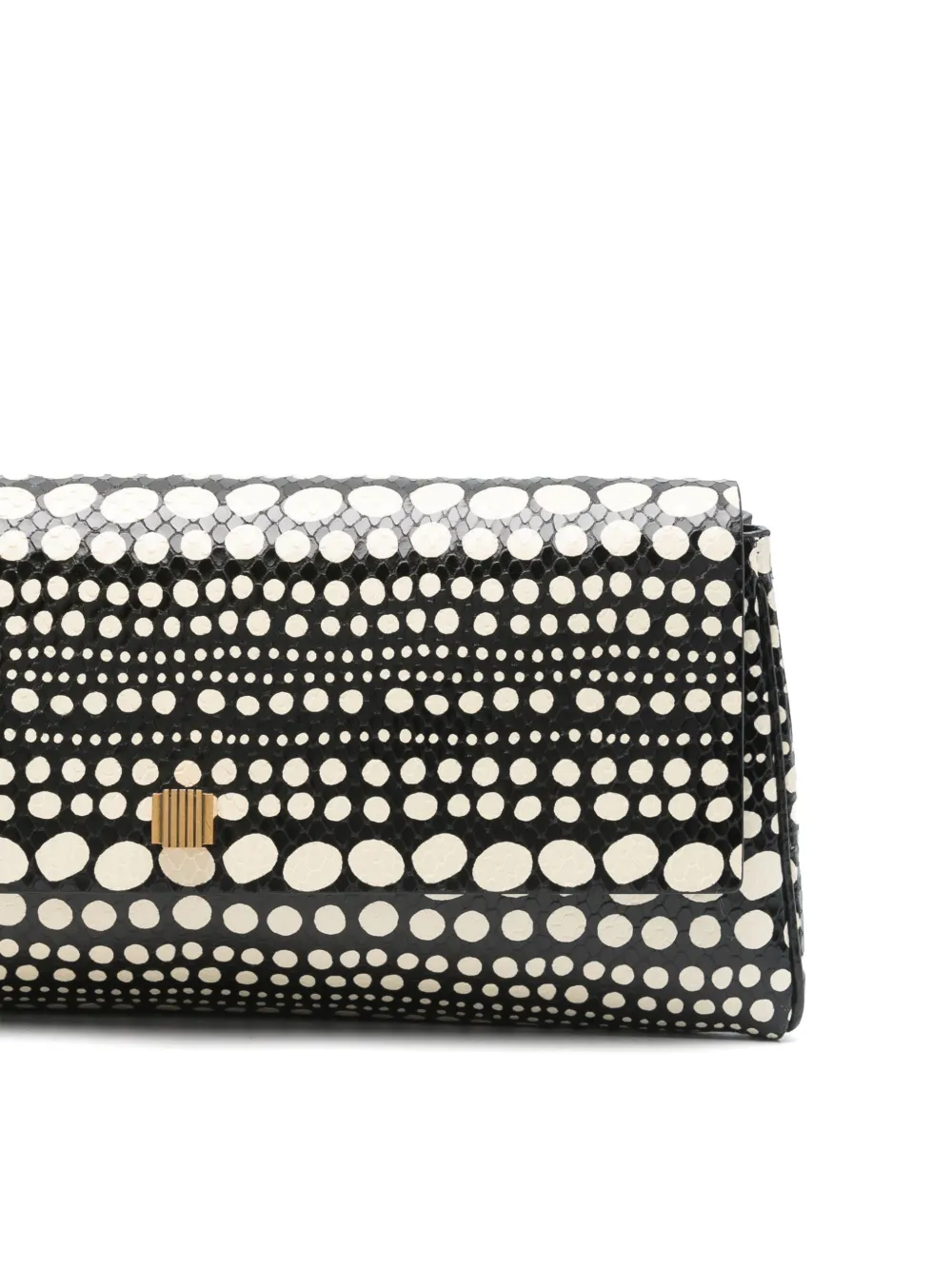 KHAITE Audrey clutch Zwart