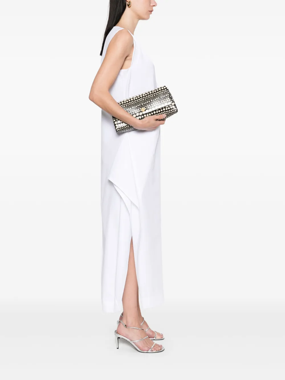 KHAITE Audrey clutch - Zwart