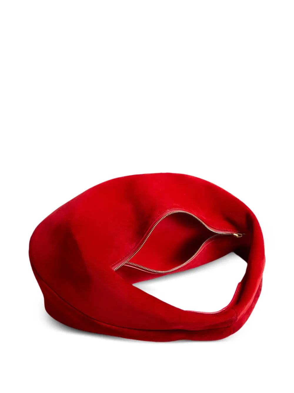 KHAITE Olivia medium schoudertas Rood