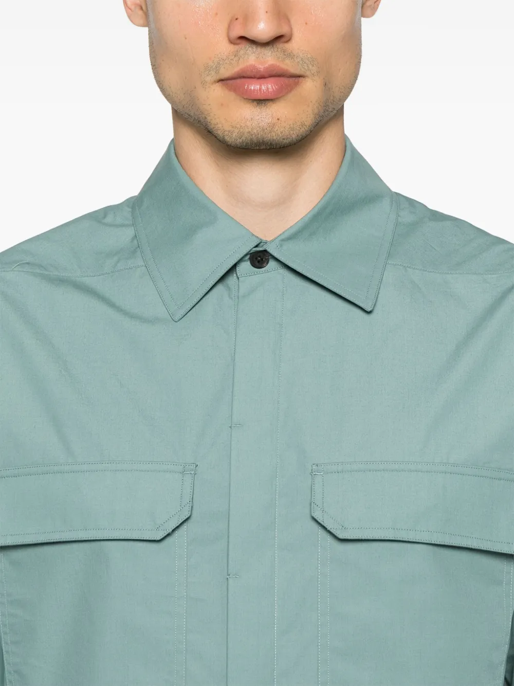 Rick Owens Work overhemd Groen