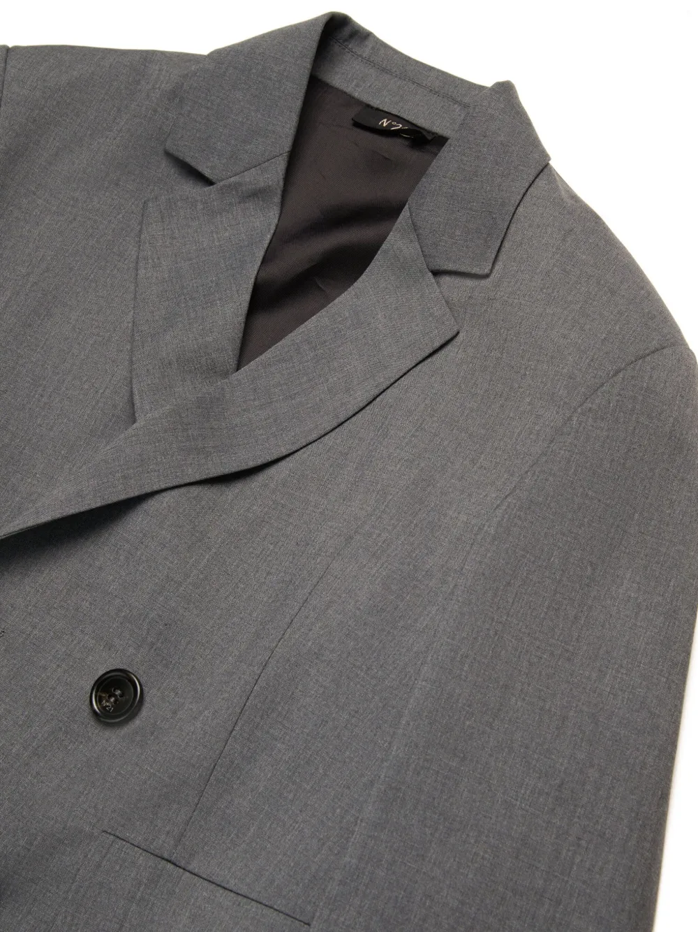 Nº21 Kids Blazer met dubbele rij knopen Grijs
