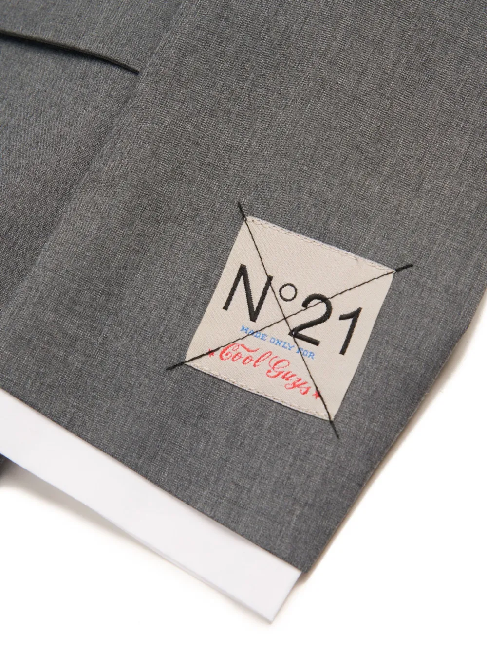 Nº21 Kids Blazer met dubbele rij knopen Grijs