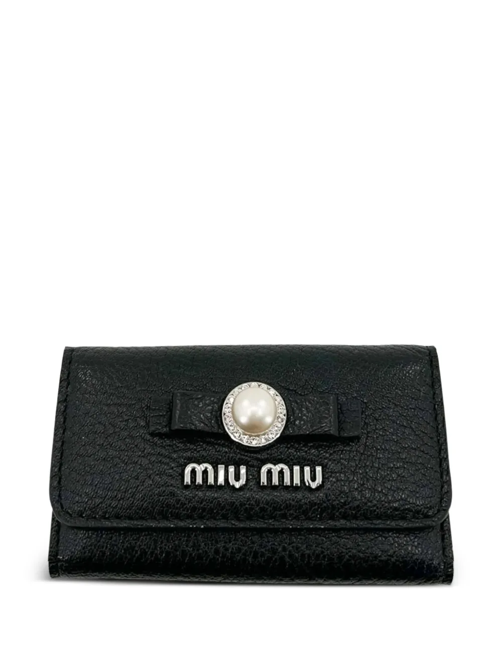 Miu Miu leather cardholder | Black | Image 1
