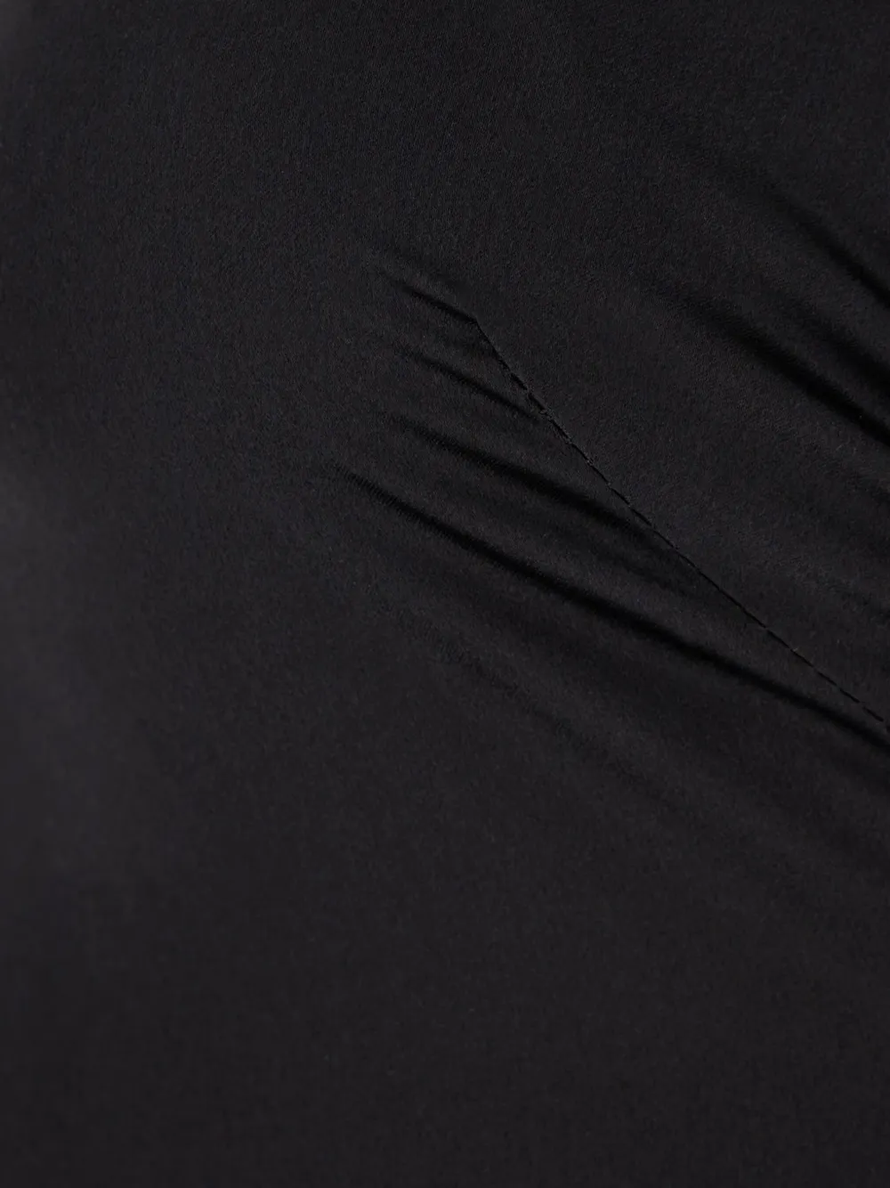 Max Mara Adjustable Strap Silk Bodysuit In 黑色