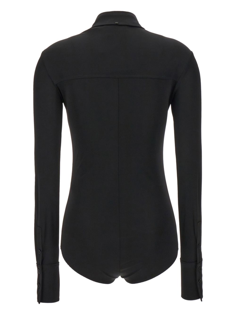 Sportmax buttoned bodysuit - Zwart