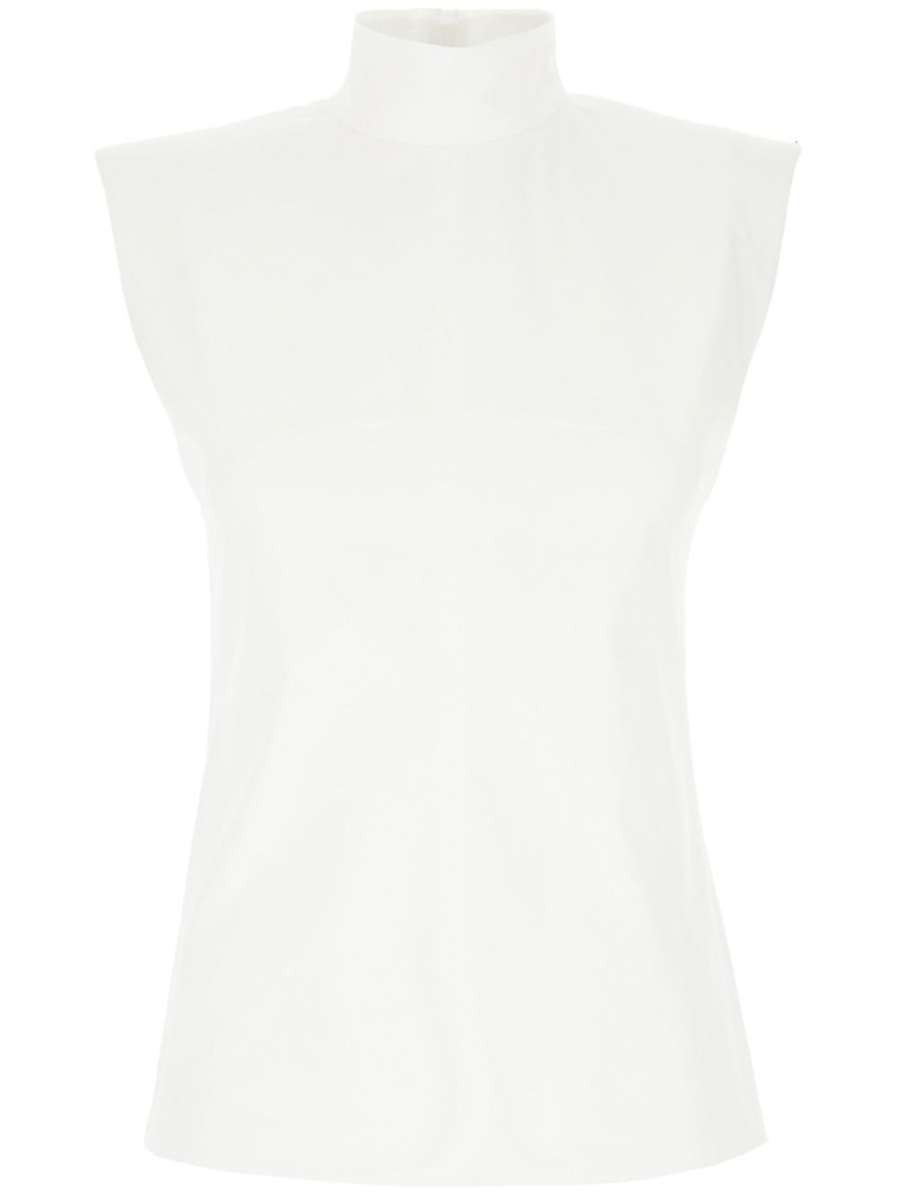 Sportmax cotton sleeveless blouse - White