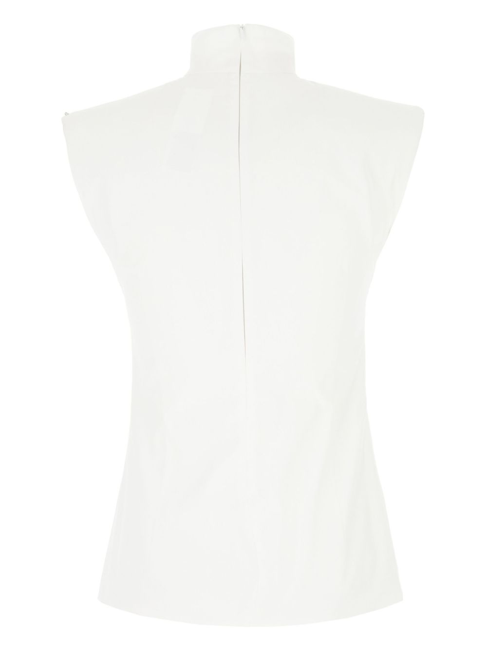 Sportmax cotton sleeveless blouse - Wit