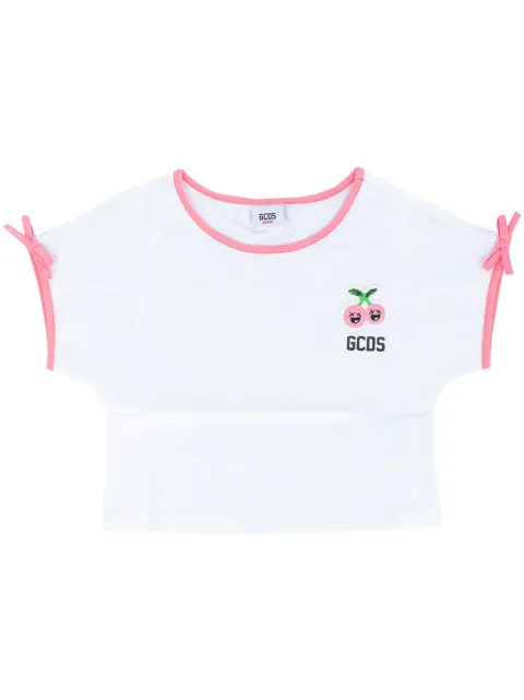GCDS playera con logo estampado