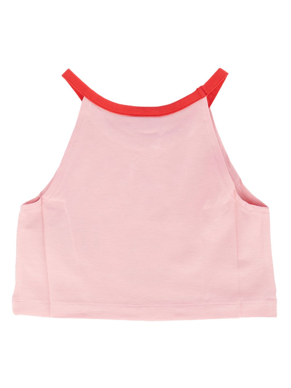 Gcds Kids logo-print tank top - Roze