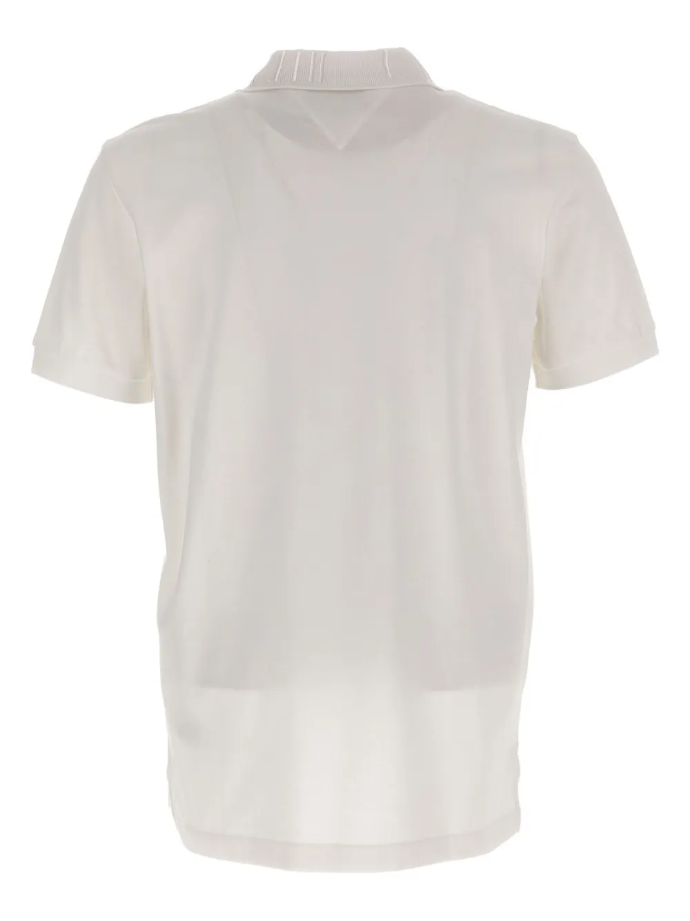 Tommy Hilfiger logo-embroidered polo shirt - Wit