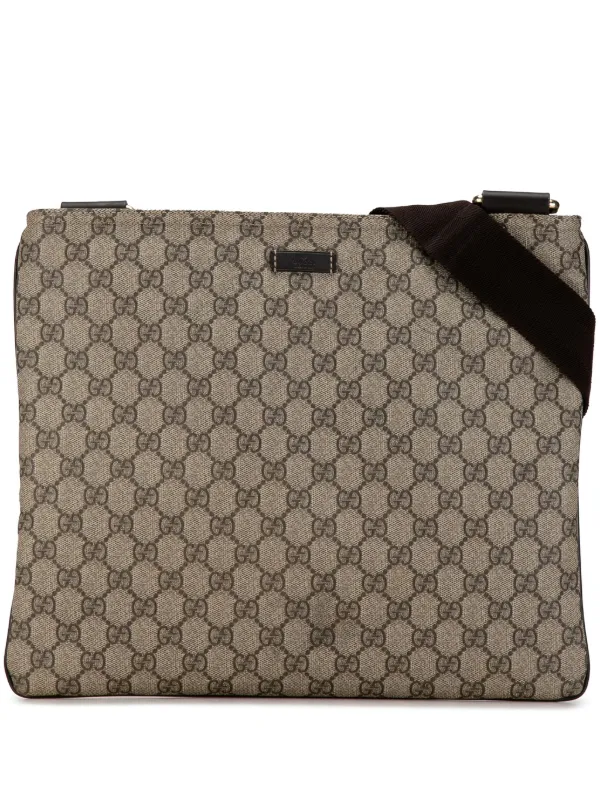 GUCCI ブラウン GGパターン ショルダーバッグ