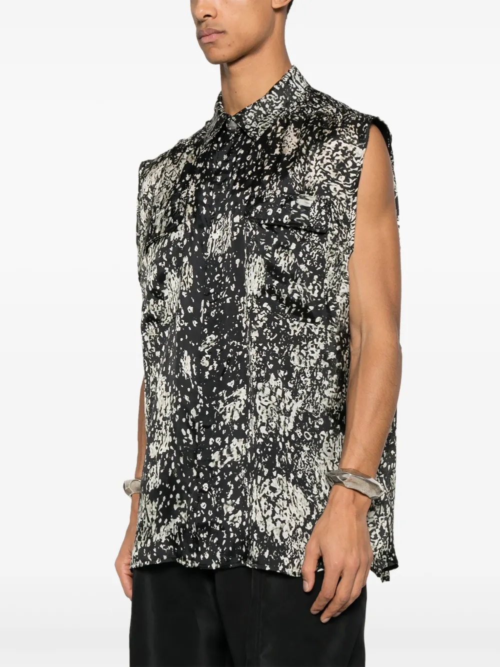 Rick Owens Jumbo overhemd Zwart
