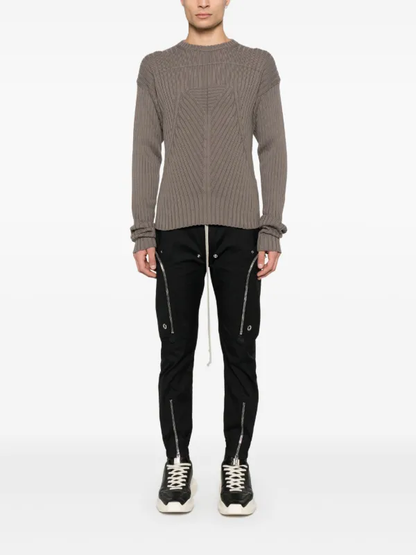 R828.5 Rick Owens ニットネックウォーマー ブラウン s-musee_370818132