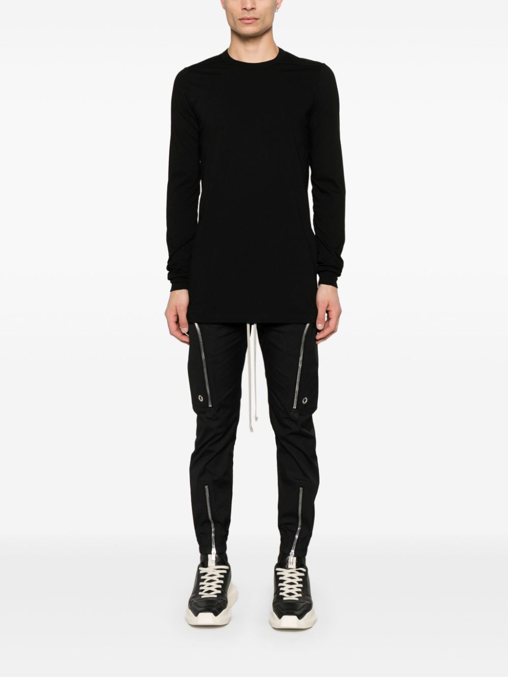 Rick Owens Level T-shirt - Zwart