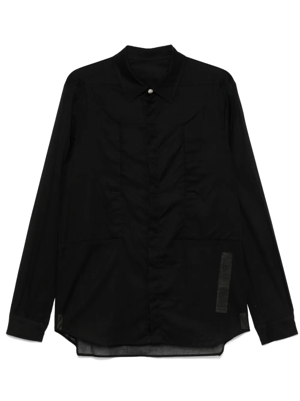 Rick Owens camisa Fogpocket | negro | Image 1