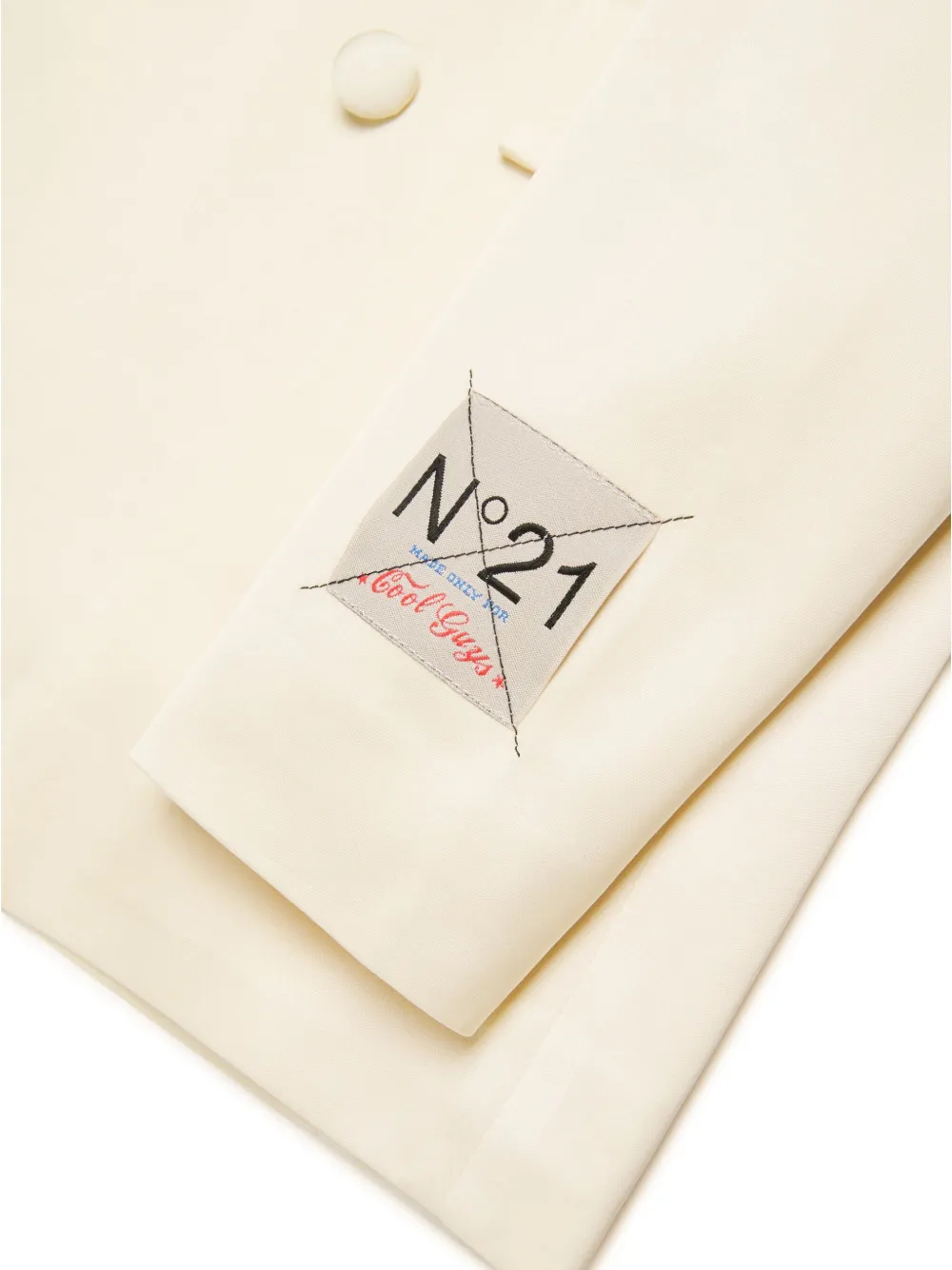 Nº21 Kids Blazer met dubbele rij knopen Beige