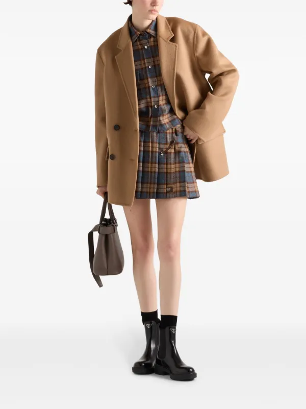 K*u様 PRADA 2023SS チェックコート K*u様 PRADA 2023SS チェックコート プラダのギンガムチェックに